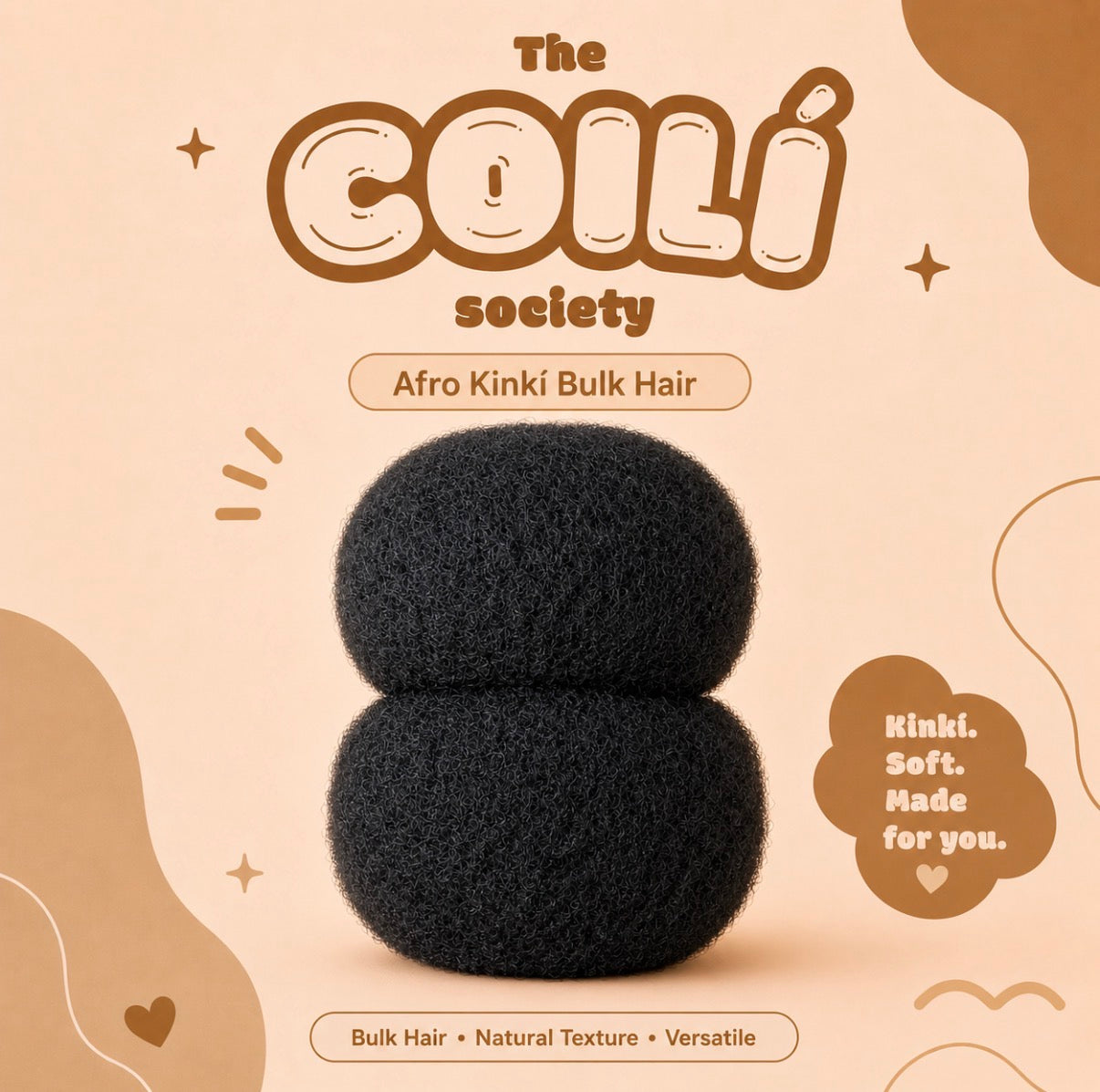 Afro Kinky Bulk Hair