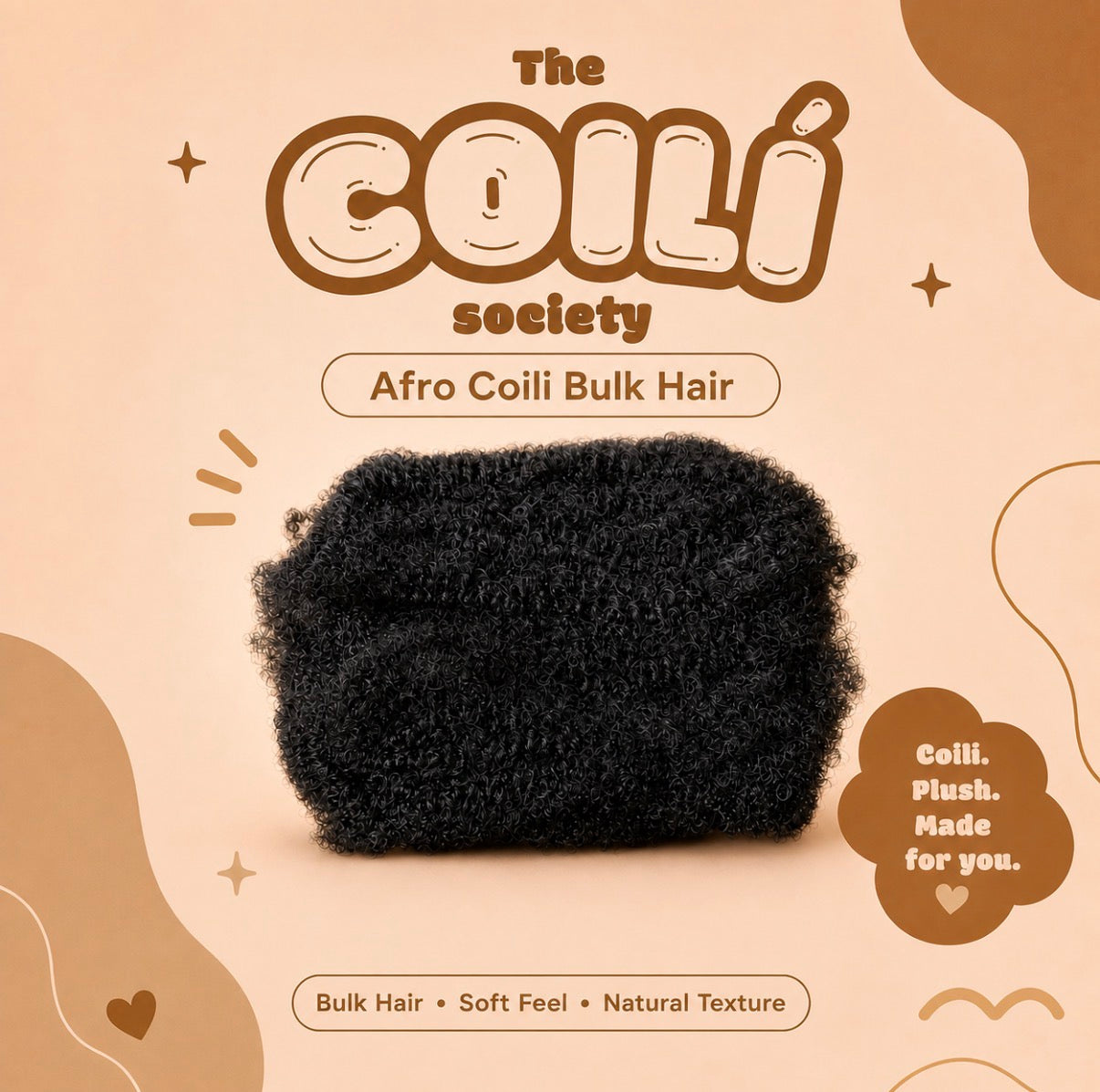 Afro Coilí Bulk Hair